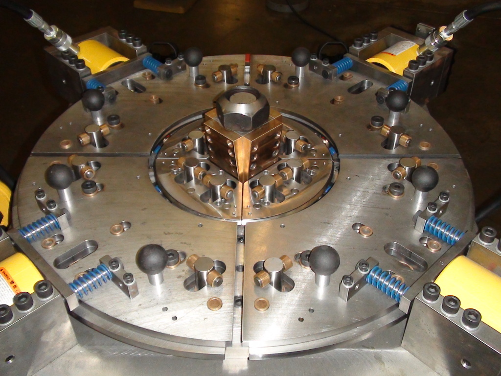 Custom metal forming machine engineered and built by Senihcam